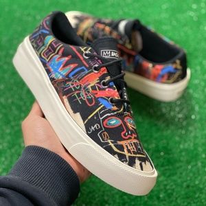 Converse Skidgrip Ox x Basquiat Low Mens Skate Shoes Black 172584C NEW Multi Sz